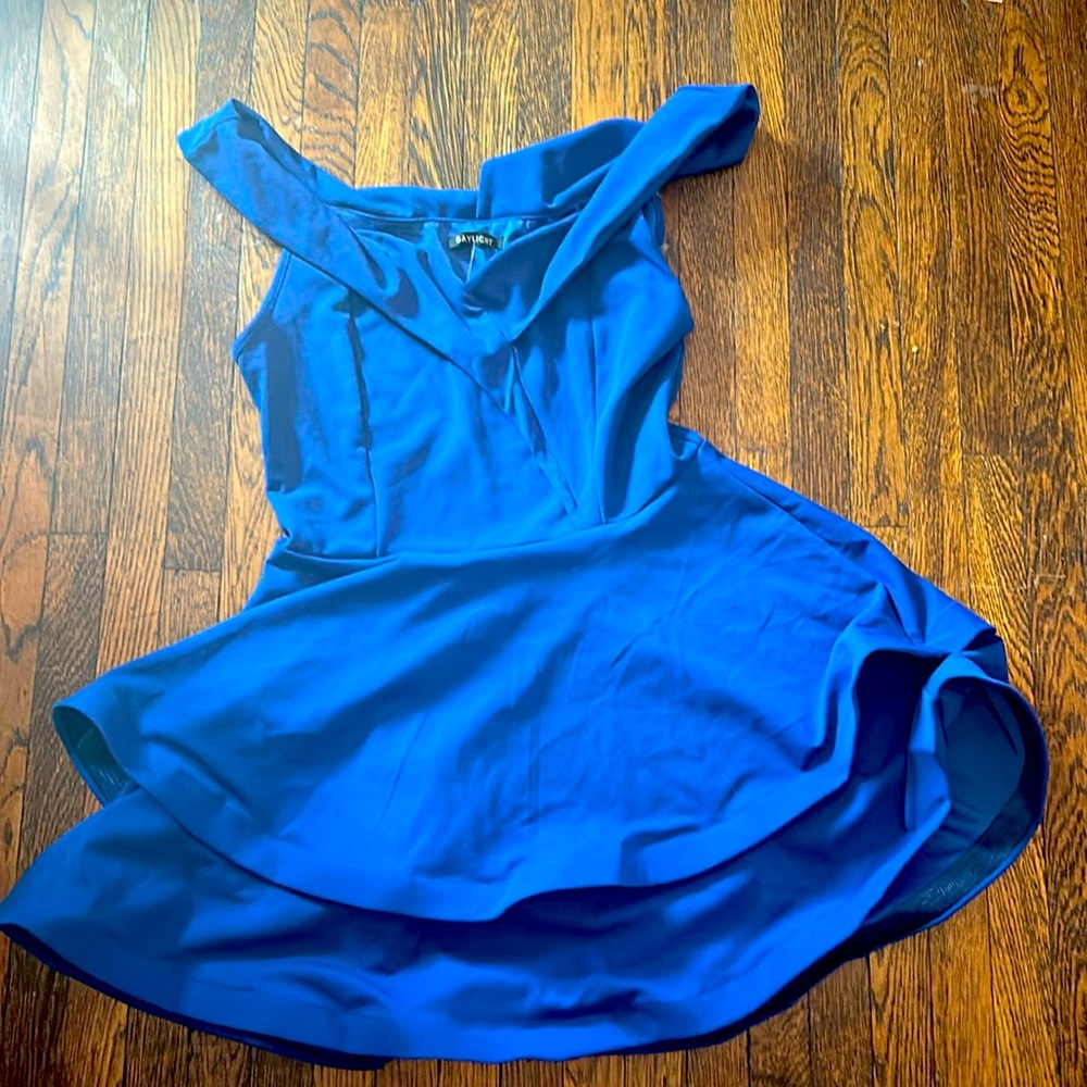 NWT Daylight brand Flouncy Blue Dress, size 2X